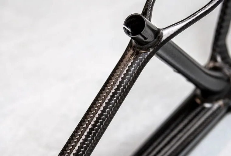 Carbon fiber frame detail